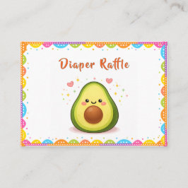 Tarjeta De Visita Taco bout a Baby Diaper Raffle