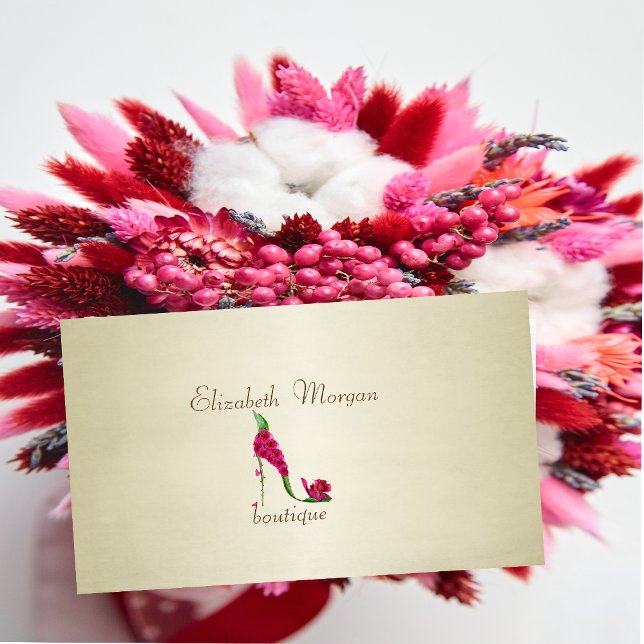 Tarjeta De Visita Tacón Elegante con Estilo Profesional (Subido por el creador)