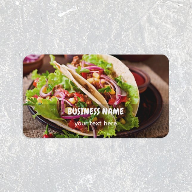 Tarjeta De Visita Tacos (Tacos Business Card Photo)
