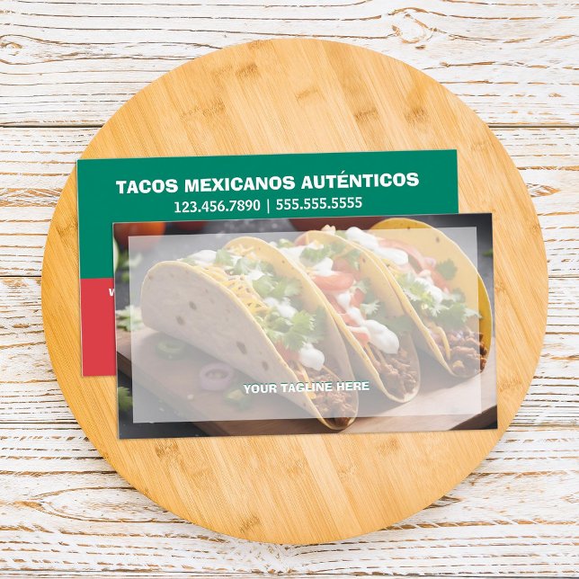 Tarjeta De Visita Tacos (Tacos Business Cards)