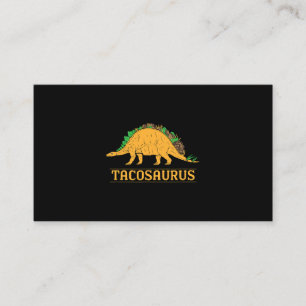 Tarjeta De Visita Tacosaurus Cinco de Mayo Divertido Taco Dinosaurio