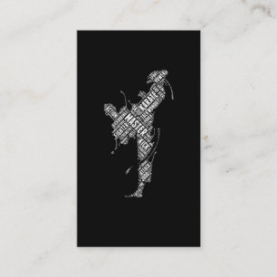 Tarjeta De Visita Taekwondo Judo Karate lucha contra las artes marci