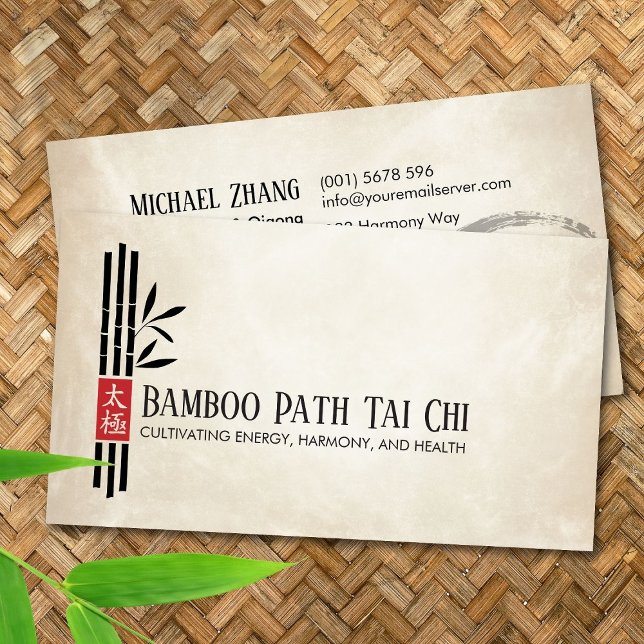 Tarjeta De Visita Tai Chi y Qigong - Bambú (Subido por el creador)
