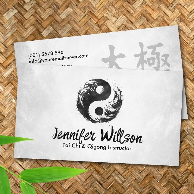Tarjeta De Visita Tai Chi y Qigong - Símbolo Yin Yang (Subido por el creador)