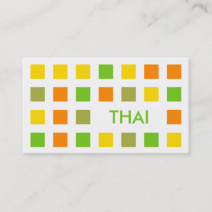 Tarjeta De Visita TAILANDIA (cuadrados mod)