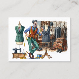 Tarjeta De Visita Tailor Sewing
