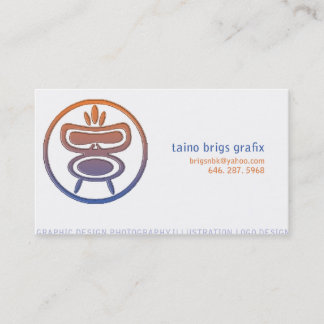 Tarjeta De Visita taino_brigs_business_card