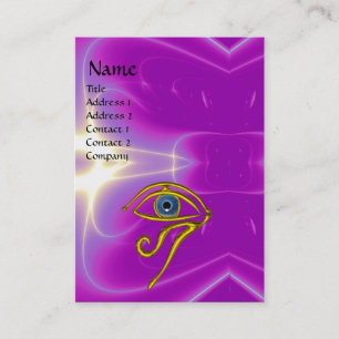Tarjeta De Visita TALISMAN AZUL, rosa violeta violeta