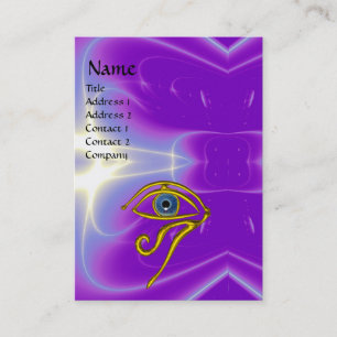 Tarjeta De Visita TALISMAN AZUL, rosa violeta violeta