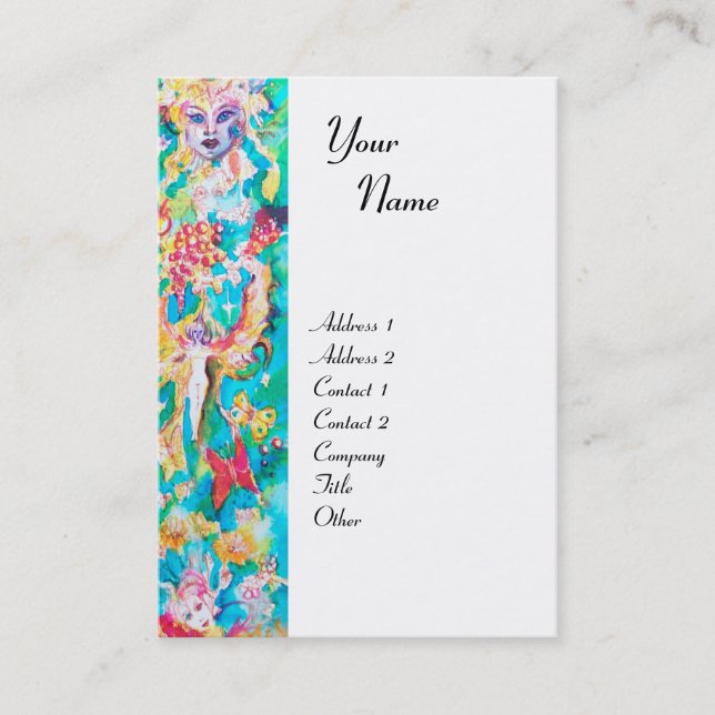 TARJETA DE VISITA TALLA 3 DE LA FERIA DE GRIPE (Anverso)