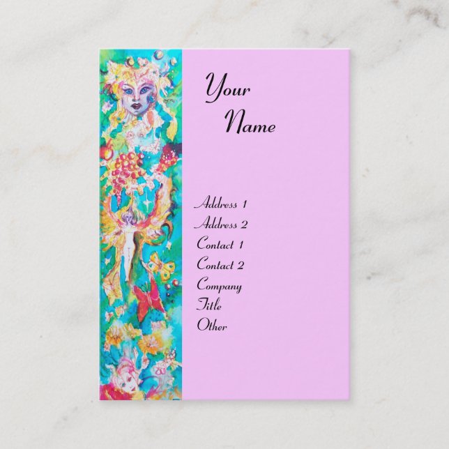 TARJETA DE VISITA TALLA 9 DE LA FERIA DE GRIPE (Anverso)