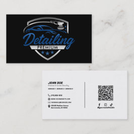 Tarjeta De Visita Taller de carrocería de detailing de automóviles p