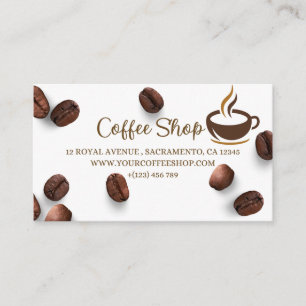 TARJETA DE VISITA TALLER DE COFFE