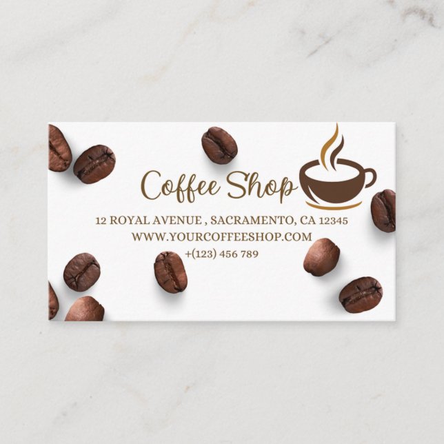 TARJETA DE VISITA TALLER DE COFFE (Anverso)