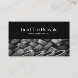Tarjeta De Visita Taller de Neumáticos Reciclaje Coche Auto 