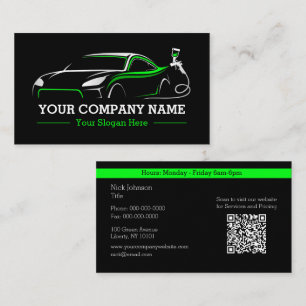 Tarjeta De Visita Taller de pintura de carrocería profesional automo