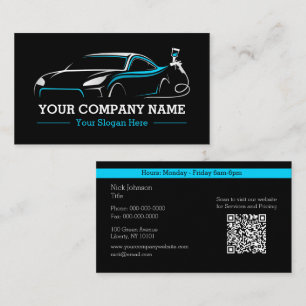 Tarjeta De Visita Taller de pintura de carrocería profesional automo