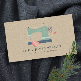 Tarjeta De Visita TALOR DE MÁQUINA DE COCINA ROSA NARANJA VERDE DE m