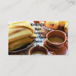 Tarjeta De Visita Tamales Business Cards