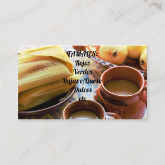 Tarjeta De Visita Tamales Business Cards