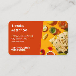 Tarjeta De Visita Tamales calientes