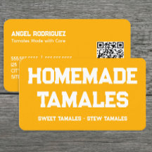 Tamales Personalizado QR