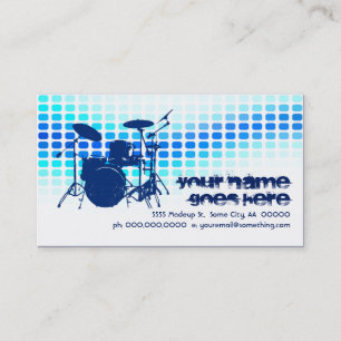 Tarjeta De Visita tambores: musicmeterz