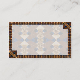 Tarjeta De Visita Tan abstracto moderno y azul