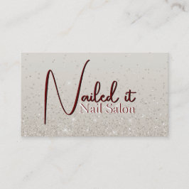 Tarjeta De Visita Tan Purpurinoso