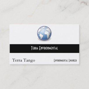 Tarjeta De Visita Tango del globo del mundo de la tierra