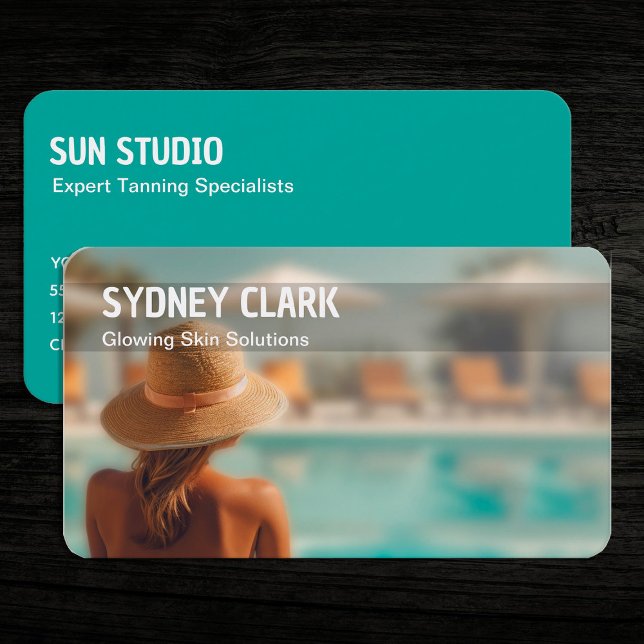 Tarjeta De Visita Tanning (Tanning Business Cards)