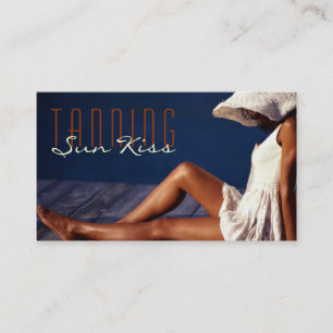 Tarjeta De Visita Tanning, Salon, Beauty, Cosmetology Business Card