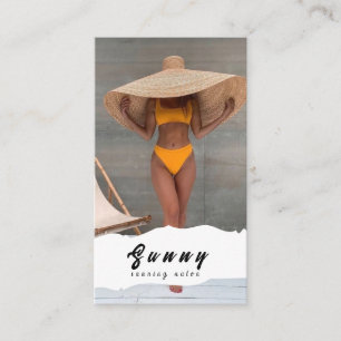 Tarjeta De Visita Tanning Salon Business Card