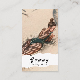 Tarjeta De Visita Tanning Salon Business Card