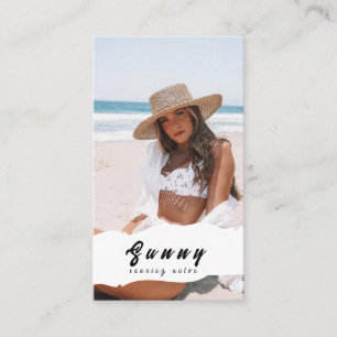 Tarjeta De Visita Tanning Salon Business Card