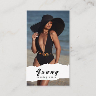 Tarjeta De Visita Tanning Salon Business Card