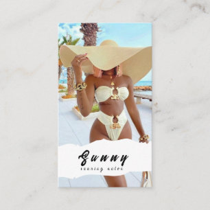 Tarjeta De Visita Tanning Salon Business Card