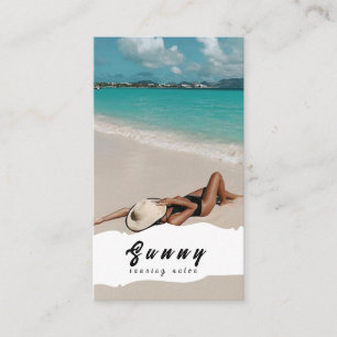 Tarjeta De Visita Tanning Salon Business Card