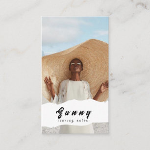 Tarjeta De Visita Tanning Salon Business Card