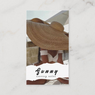 Tarjeta De Visita Tanning Salon Business Card