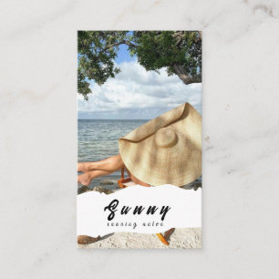 Tarjeta De Visita Tanning Salon Business Card