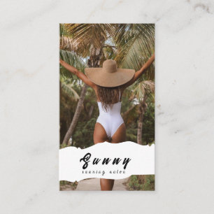 Tarjeta De Visita Tanning Salon Business Card