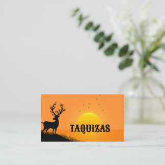 TARJETA DE VISITA TAQUIZAS