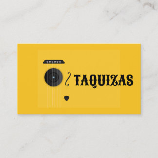 Tarjeta De Visita Taquizas