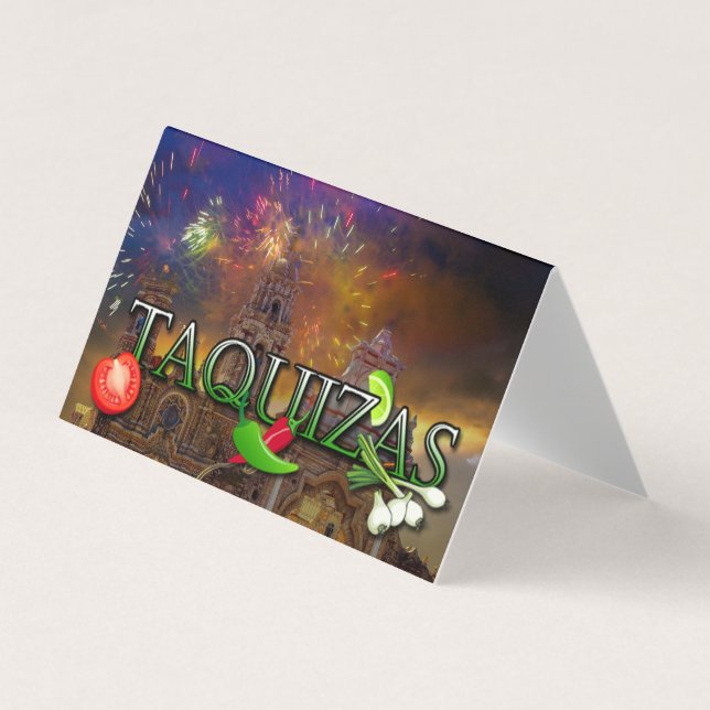 Tarjeta De Visita Taquizas (Anverso)