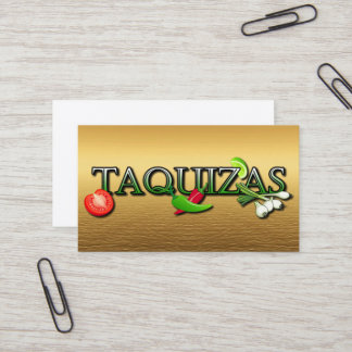 Tarjeta De Visita Taquizas