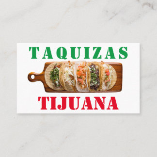 Tarjeta De Visita Taquizas tijuana