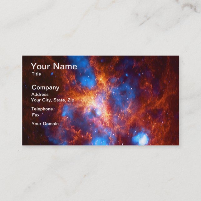 Tarjeta De Visita Tarantula Nebula (Anverso)