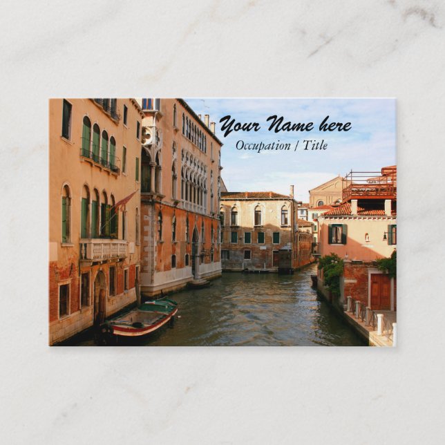 Tarjeta De Visita Tarde de oro (Anverso)