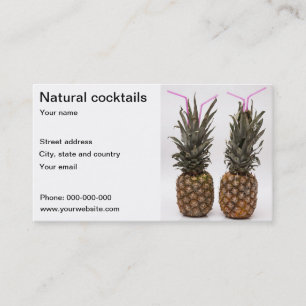 Tarjeta De Visita Targeta para cocteleria